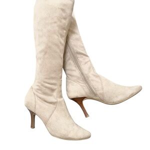 Connie Faux Suede Knee-High Boots